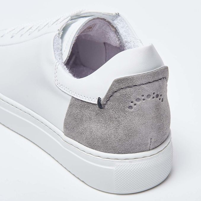 nautica white leather sneakers