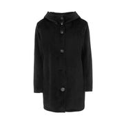 NEO VELVET PARKA LADY Woman Black NEO VELVET PARKA LADY Woman Black