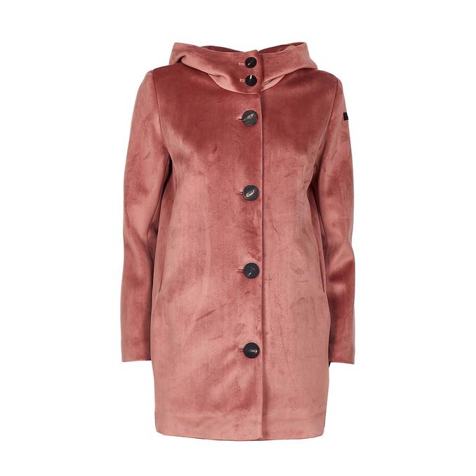 NEO VELVET PARKA LADY Woman Pink
