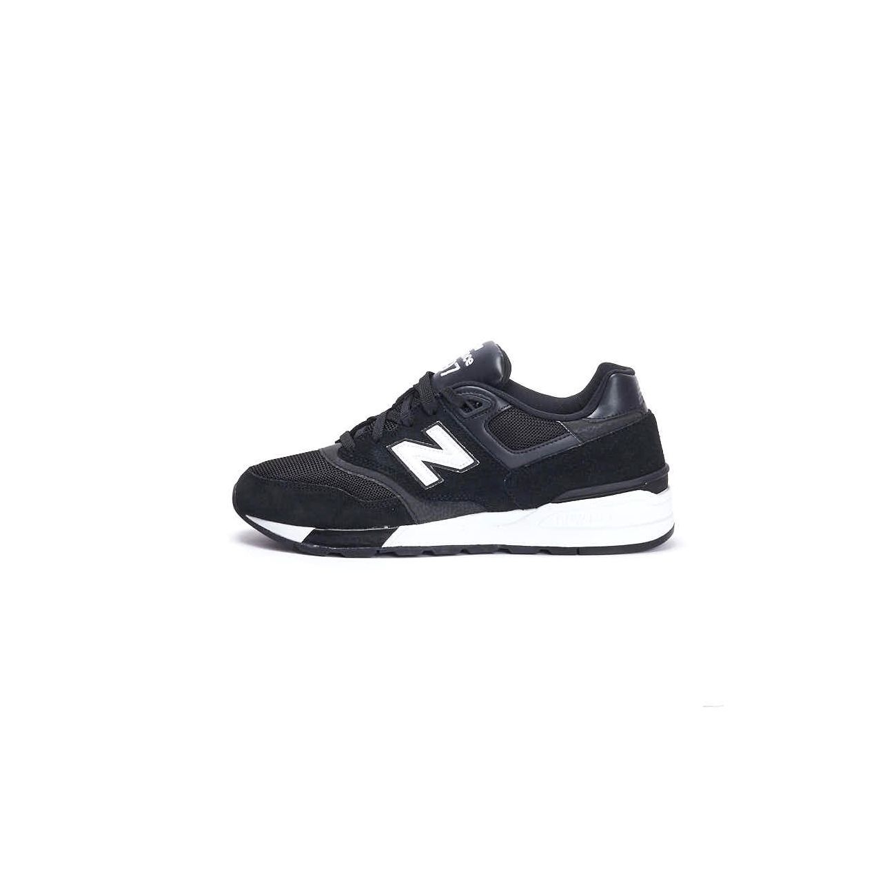 new balance black suede