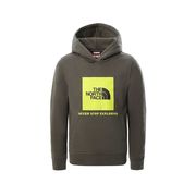NEW BOX CREW NECK HOODIE Boy New Taupe Green Multicolor NEW BOX CREW NECK HOODIE Boy New Taupe Green Multicolor