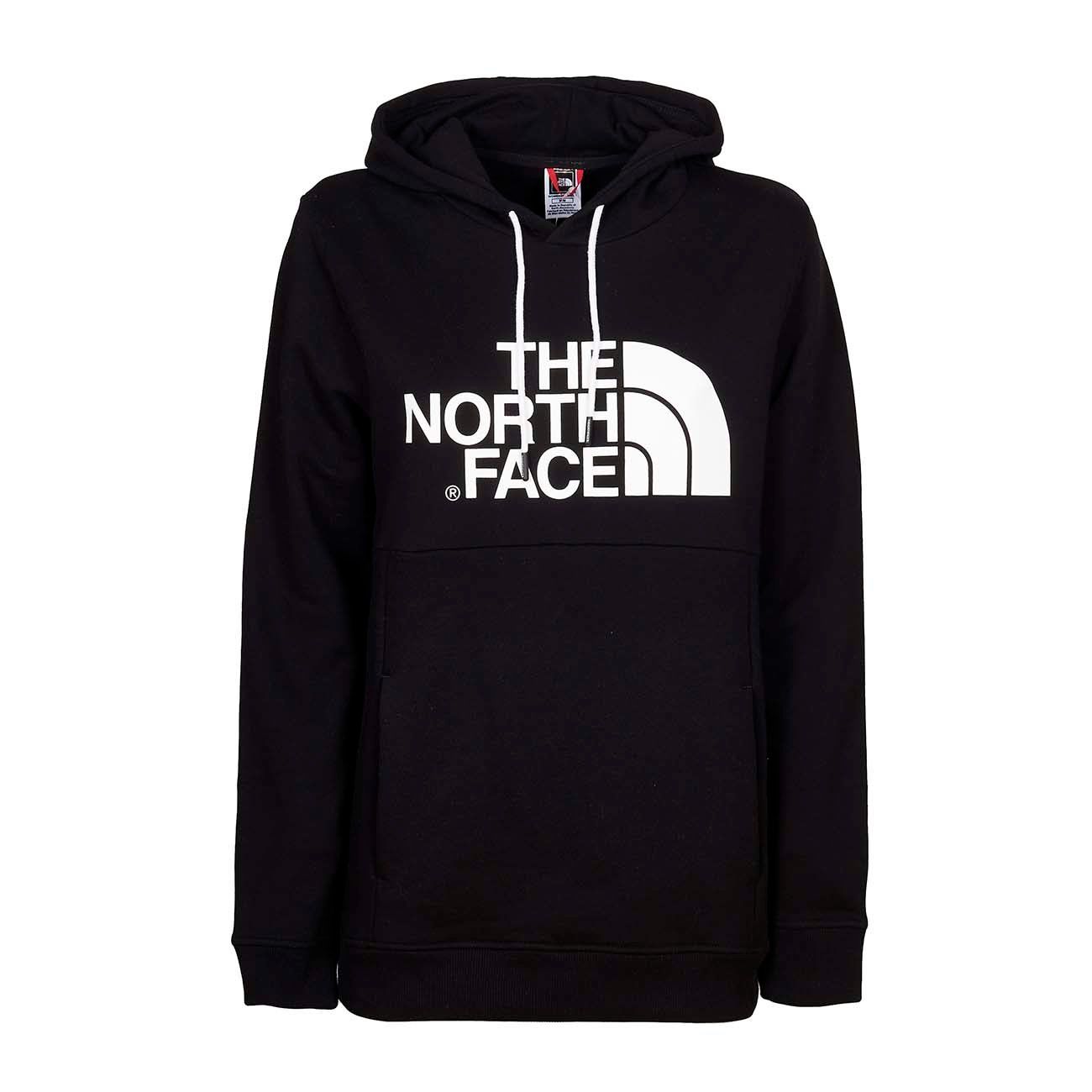 north face drew peak hoodie white