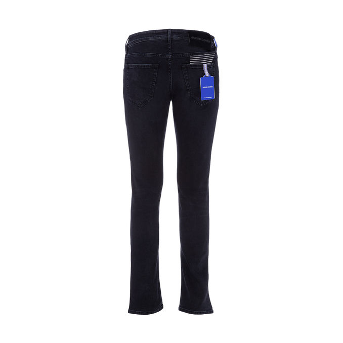 NICK STRETCH JEANS Man Black denim