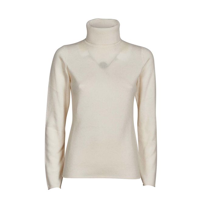 NINA TURTLENECK Woman Ecru Panna