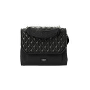 NINON MEDIUM FLAP BAG Black NINON MEDIUM FLAP BAG Black