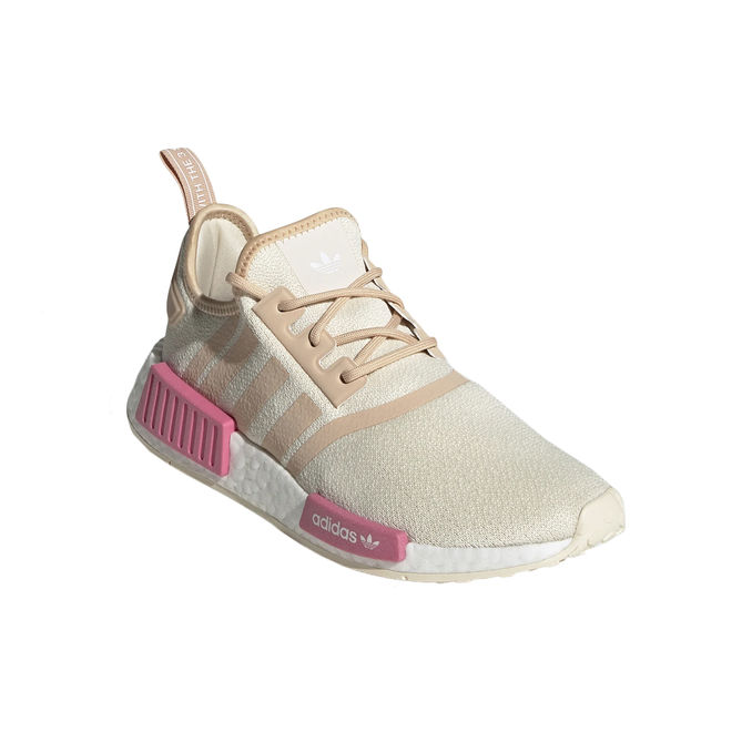 NMD_R1 SNEAKERS Woman White Halo Blush White