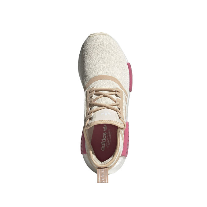NMD_R1 SNEAKERS Woman White Halo Blush White