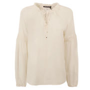 NORWAY ACETATE SILK SHIRT Woman Ivory White NORWAY ACETATE SILK SHIRT Woman Ivory White