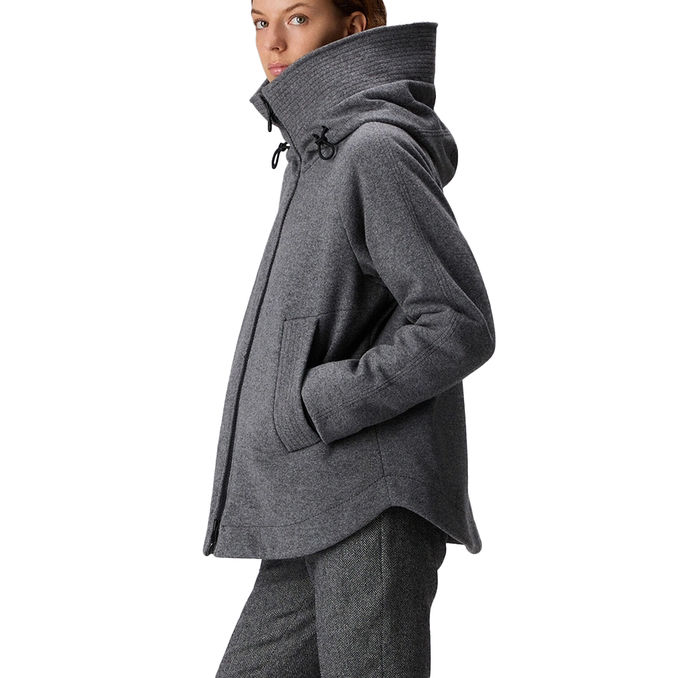 OLAFUR SAC 01 WOOL BLEND JACKET WITH HOOD