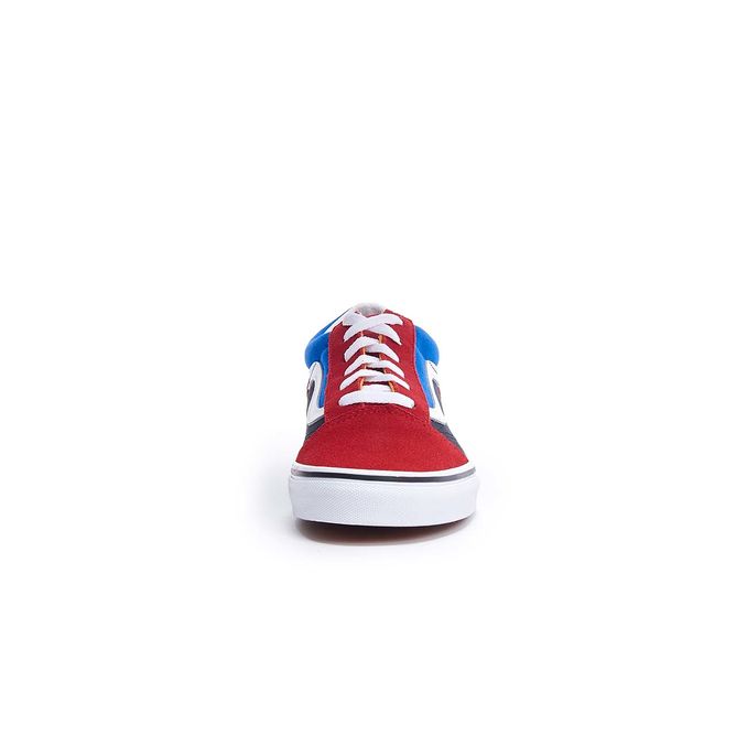 OLD SKOOL SNEAKERS IN SUEDE Kid Chilli Pepper Nautical Blue