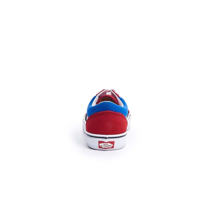 OLD SKOOL SNEAKERS IN SUEDE Kid Chilli Pepper Nautical Blue