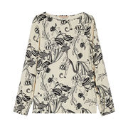 OLIVER SHIRT Woman Fantasy Beige Vanilla Flower OLIVER SHIRT Woman Fantasy Beige Vanilla Flower