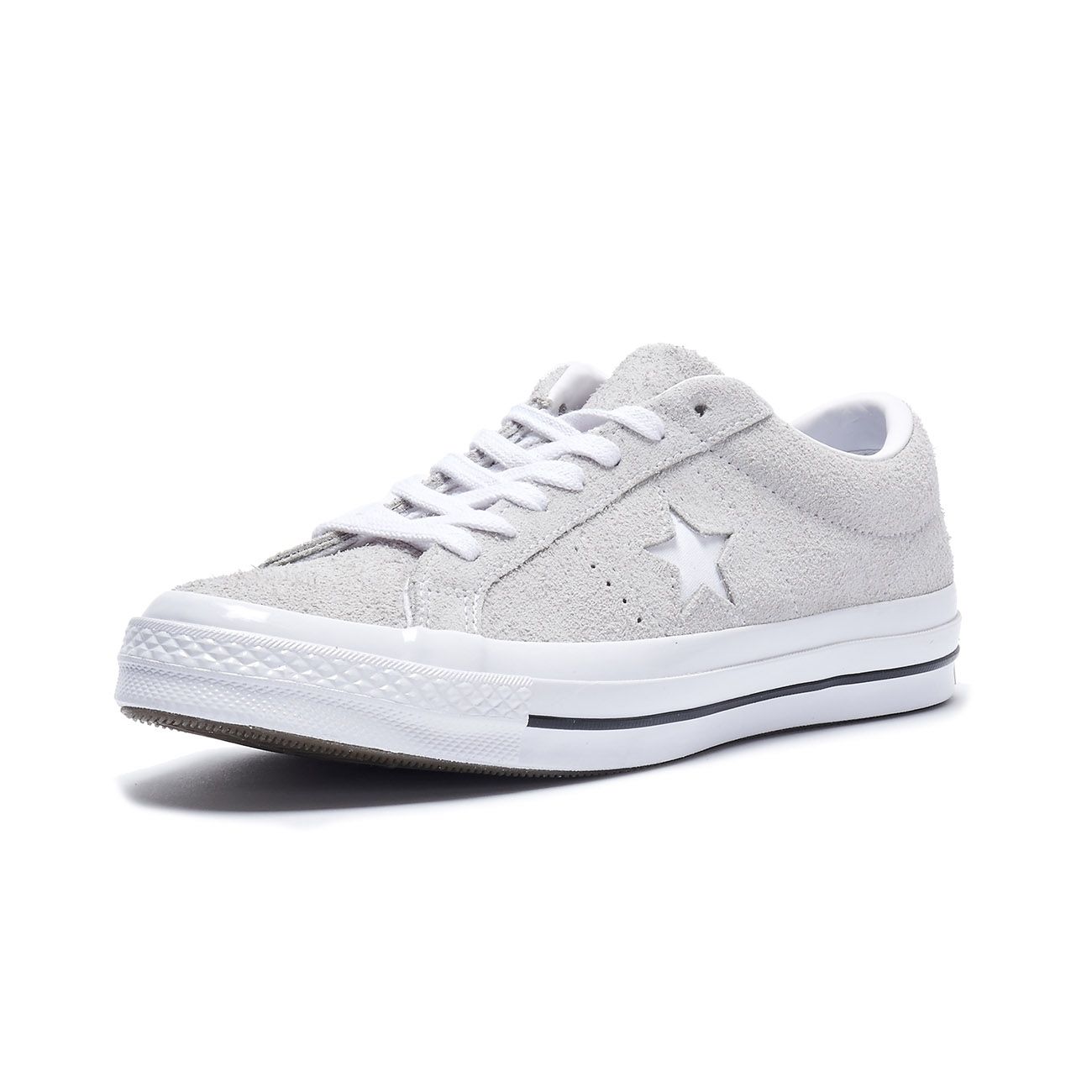 kit slette Justering CONVERSE ONE STAR SUEDE OX SNEAKERS Man Ash grey white | Mascheroni  Sportswear
