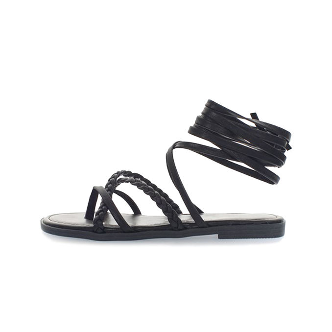 OPEN SANDALS SCHIAVA Woman Black