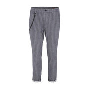 OSAKA STYLE PINSTRIPED TROUSERS Man Dark Blue OSAKA STYLE PINSTRIPED TROUSERS Man Dark Blue