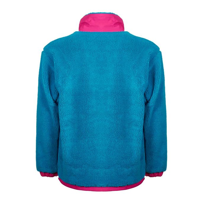 light blue sherpa pullover