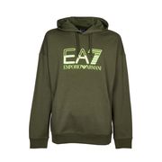 OVER HOODED SWEATSHIRT AND MAXI LOGO Man Forest Night OVER HOODED SWEATSHIRT AND MAXI LOGO Man Forest Night
