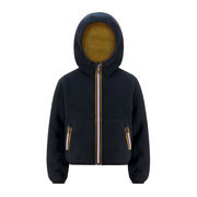 P.JACK SHERPA POLAR REVERSIBLE JACKET Kid Blue Yellow P.JACK SHERPA POLAR REVERSIBLE JACKET Kid Blue Yellow
