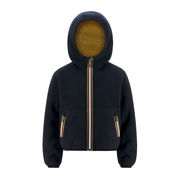 P.JACK SHERPA POLAR REVERSIBLE JACKET Kid Blue Yellow P.JACK SHERPA POLAR REVERSIBLE JACKET Kid Blue Yellow
