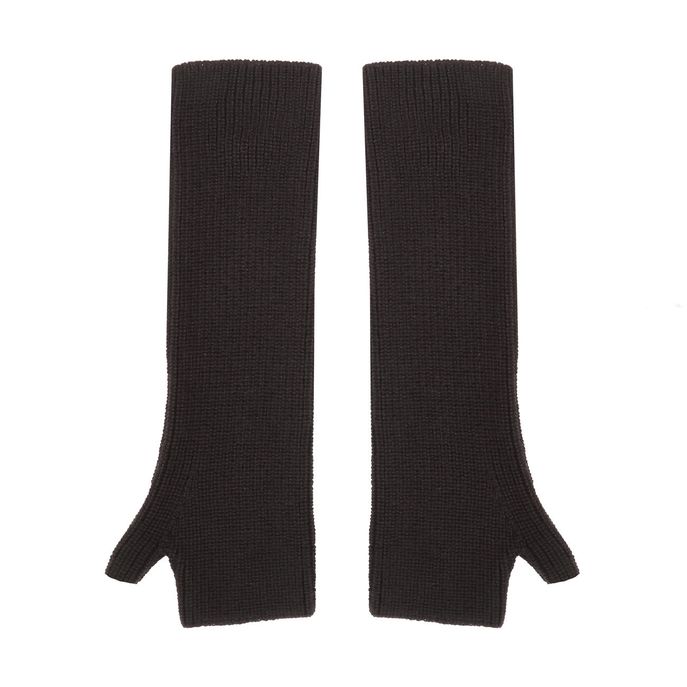 PADDED CAPE WITH HIGH NECK SIDE LINE AND SLEEVES Woman Black