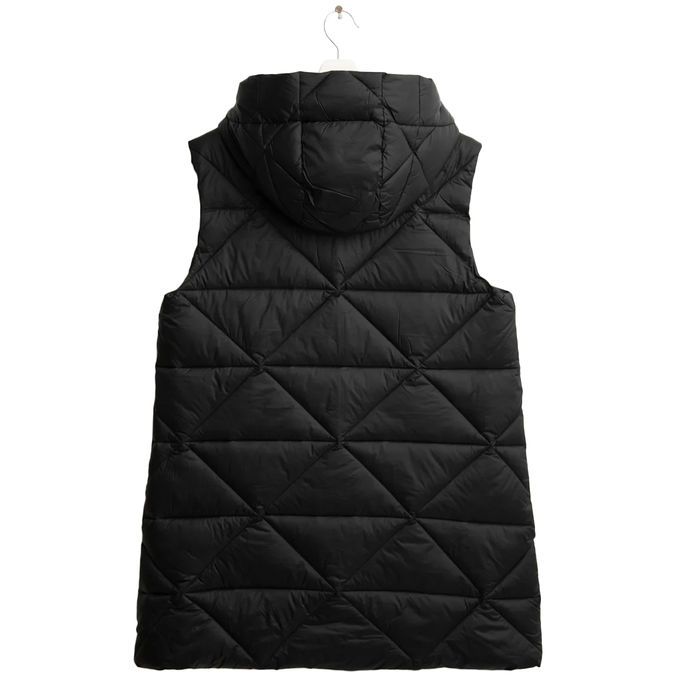 PADDED VEST WITH HOOD