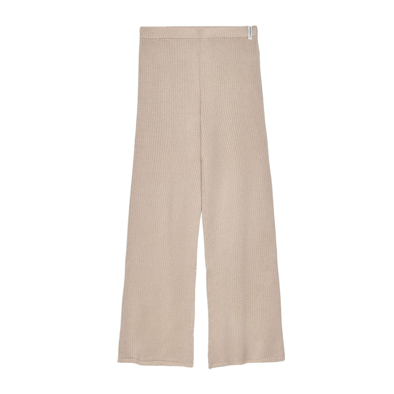 HINNOMINATE PALAZZO KNITTED TROUSERS Woman Hazelnut | Mascheroni Store