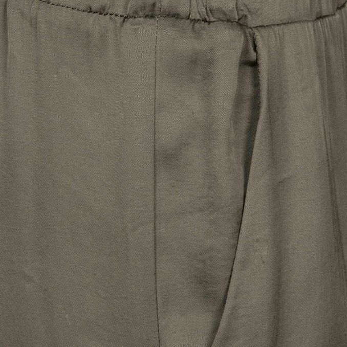 PALAZZO SATIN TROUSERS Woman Sage