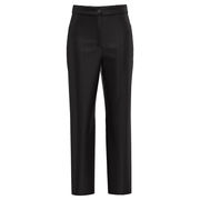 PANTALONE BRONZO ECOPELLE CROPPED Donna Nero PANTALONE BRONZO ECOPELLE CROPPED Donna Nero
