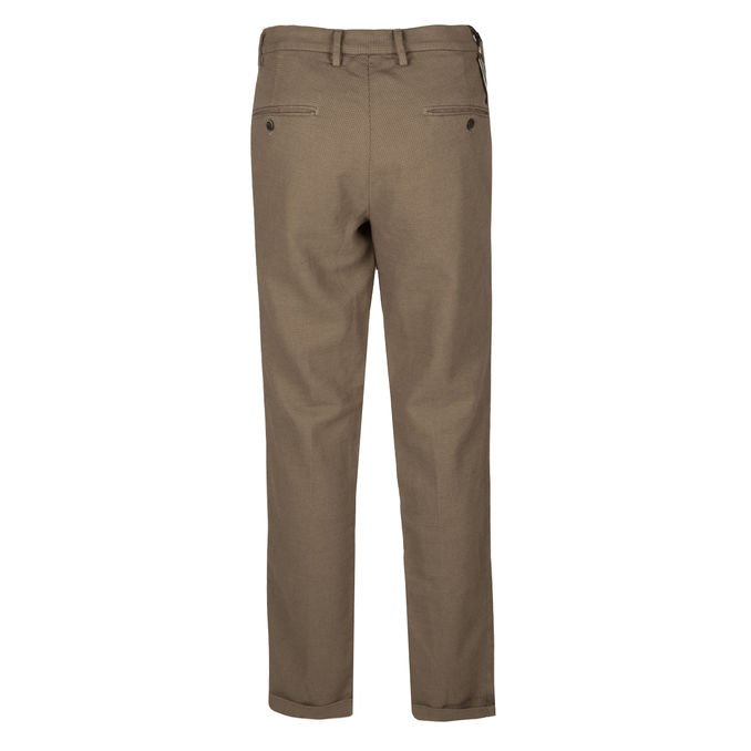 PANTALONE CHINO MICRO DIS. MOULINE Man Biscuit