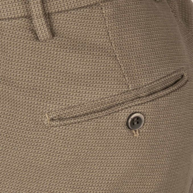 PANTALONE CHINO MICRO DIS. MOULINE Man Biscuit