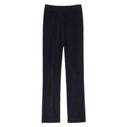 PANTALONE D. FUNGO CROP VELLUTO COTONE Donna Blu PANTALONE D. FUNGO CROP VELLUTO COTONE Donna Blu