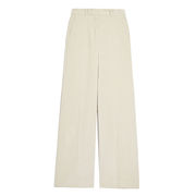 PANTALONI LUSSO VELLUTO RIGHE Donna Crema PANTALONI LUSSO VELLUTO RIGHE Donna Crema