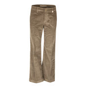 PANTS 5 POCKETS IN VELVET Woman Taupe PANTS 5 POCKETS IN VELVET Woman Taupe