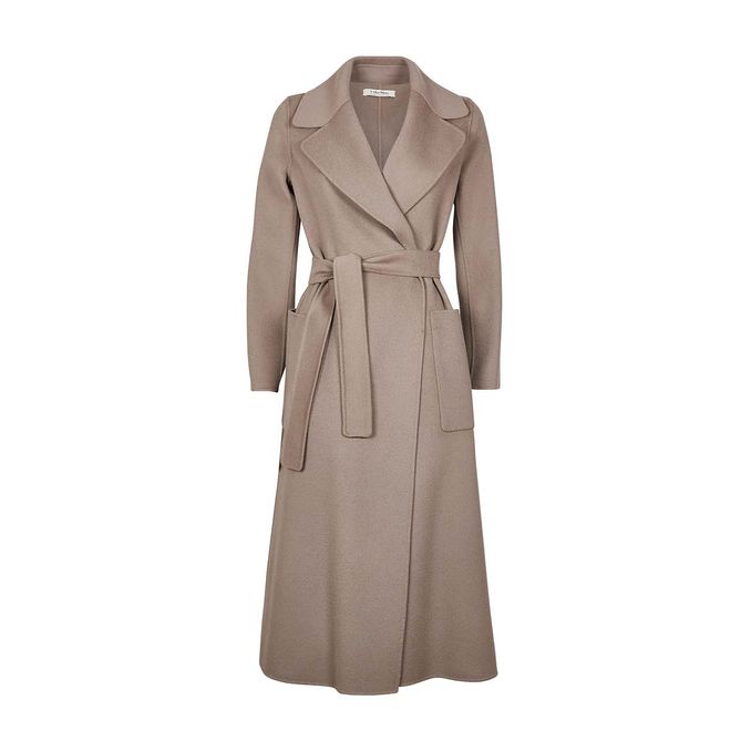 MAX MARA S PAOLORE DOUBLE WOOL COAT Woman Grey | Mascheroni Store