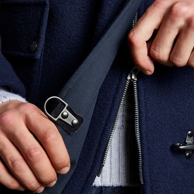 PARKA 3 HOOKS Man Blue Navy