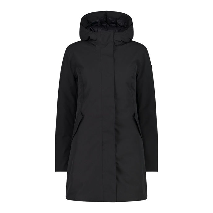 CMP PARKA INNER QUILT Woman Black | Mascheroni Store