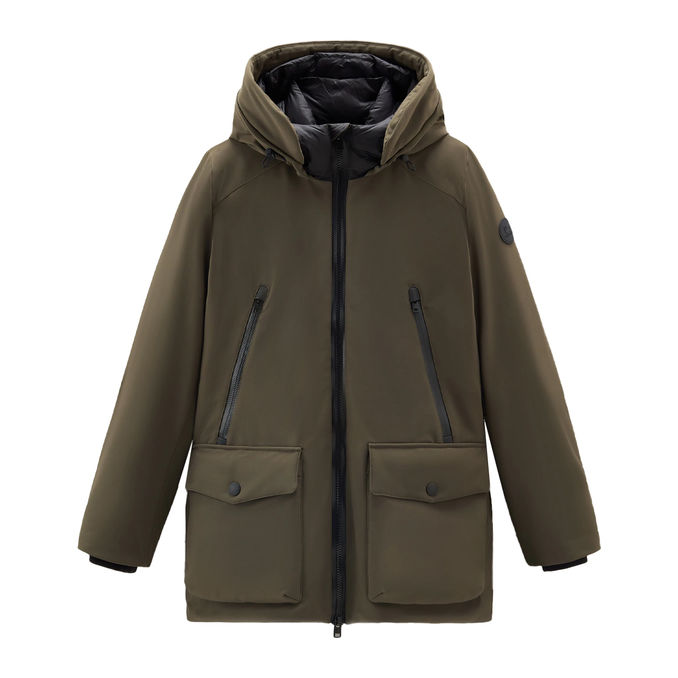 PARKA SOFTSHELL Man Dark Green