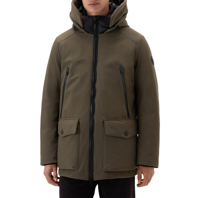 PARKA SOFTSHELL Man Dark Green