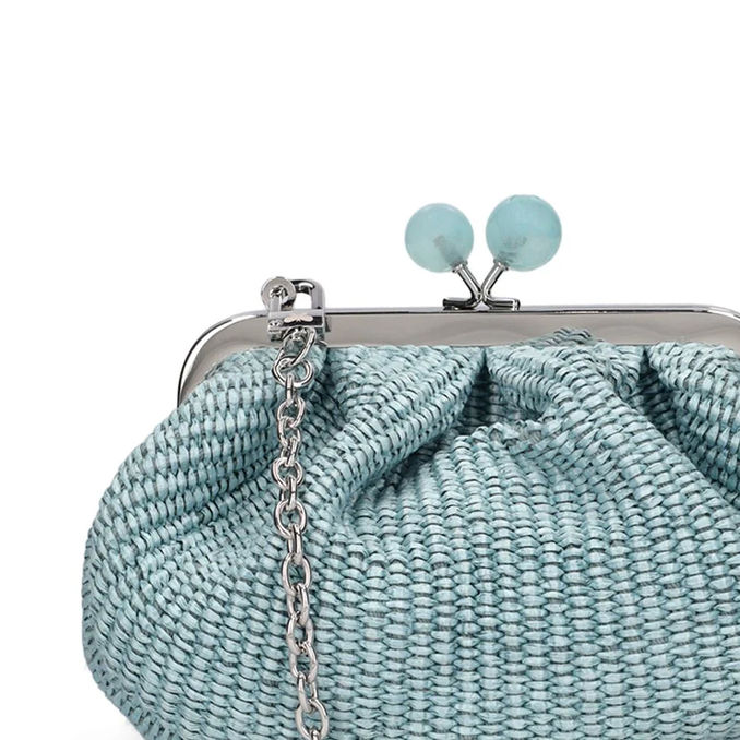 PASTICCINO PALMAS BAG RAFFIA SMALL Woman Sky