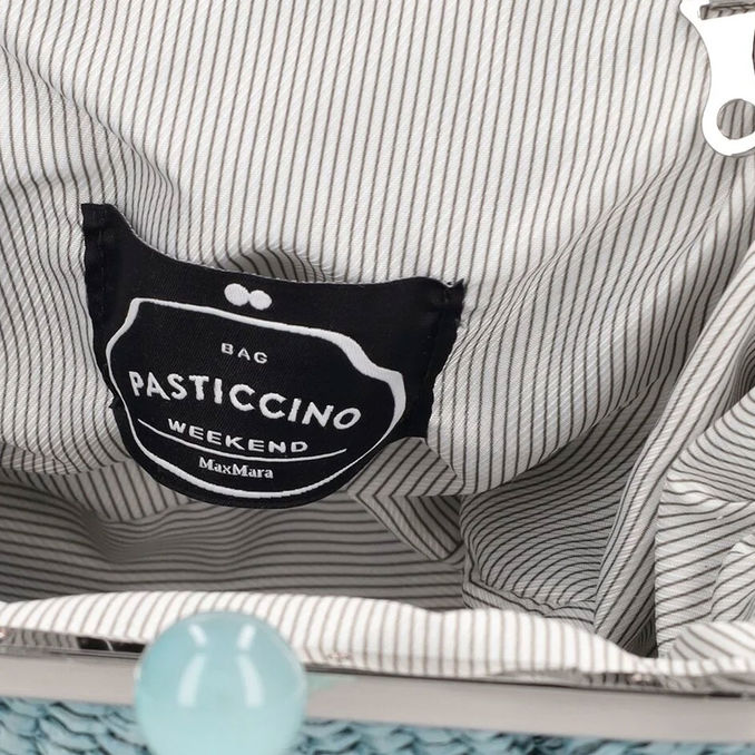 PASTICCINO PALMAS BAG RAFFIA SMALL Woman Sky