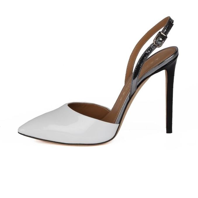 PATENT DÉCOLLETÉ Woman White