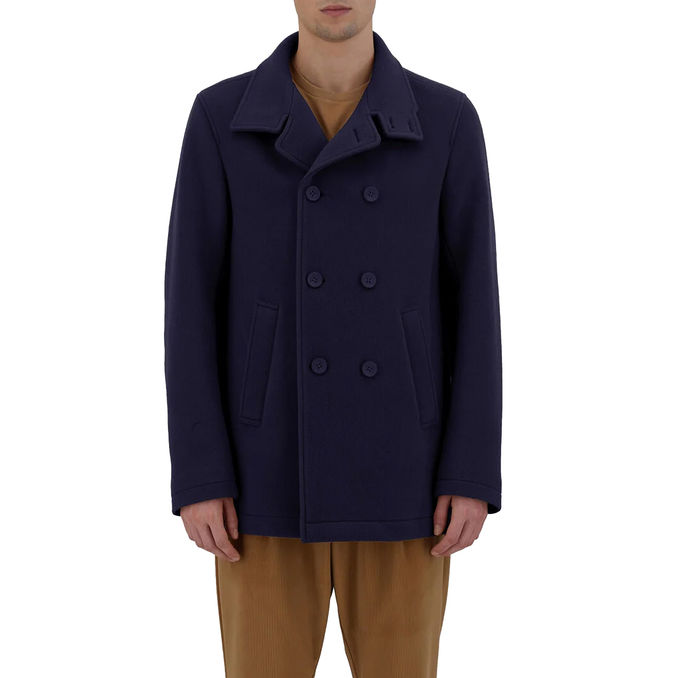 PEACOT IN NEW VELOUR AND ECOAGE Men Navy Blue