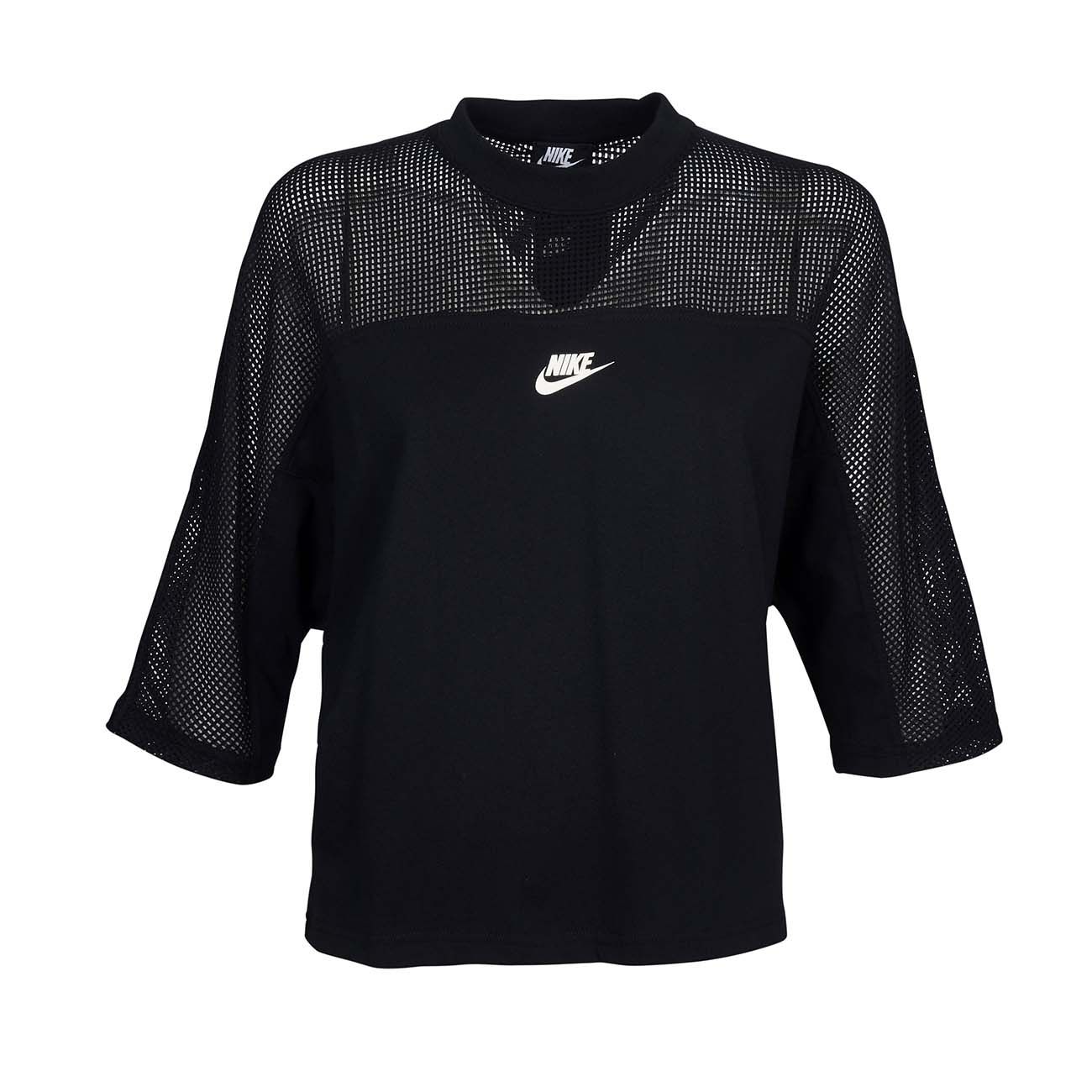 NIKE PERFORATED T-SHIRT WITH LOGO Woman 