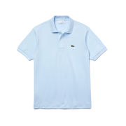 PETIT PIQUÈ COTTON POLO SHIRT Man Light Blue Classic PETIT PIQUÈ COTTON POLO SHIRT Man Light Blue Classic