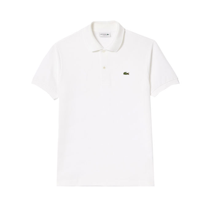 PETIT PIQUÈ COTTON POLO SHIRT Man White