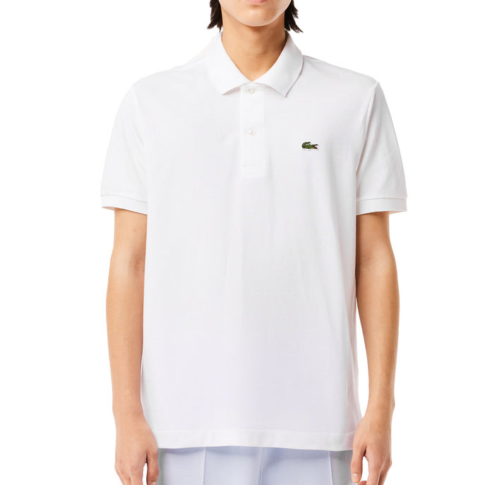 PETIT PIQUÈ COTTON POLO SHIRT Man White
