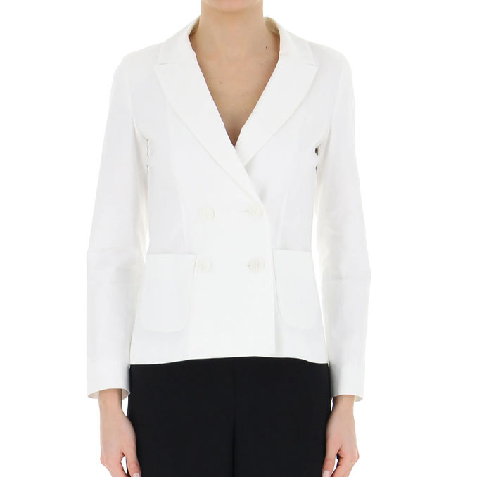 PIANTA BLAZER Woman United White