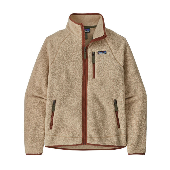 PILE RETRO JACKET Man Khaki Brown
