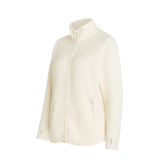 PILE ZIP Woman Vintage White