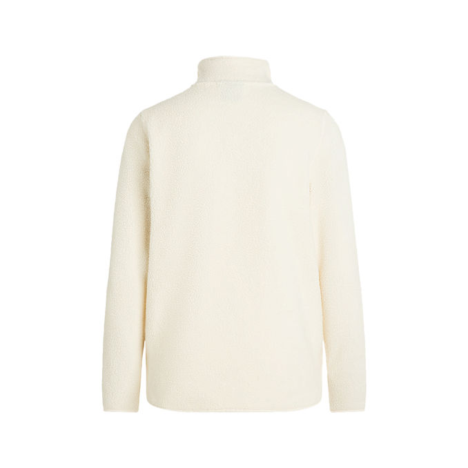 PILE ZIP Woman Vintage White